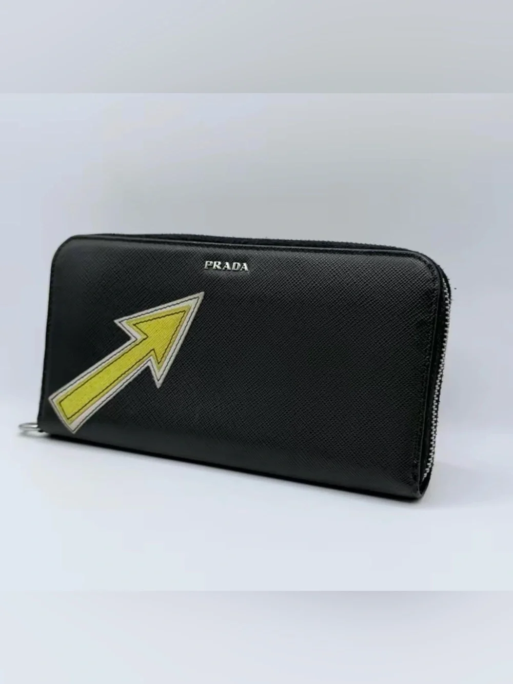 Prada Black Saffiano Leather Wallet